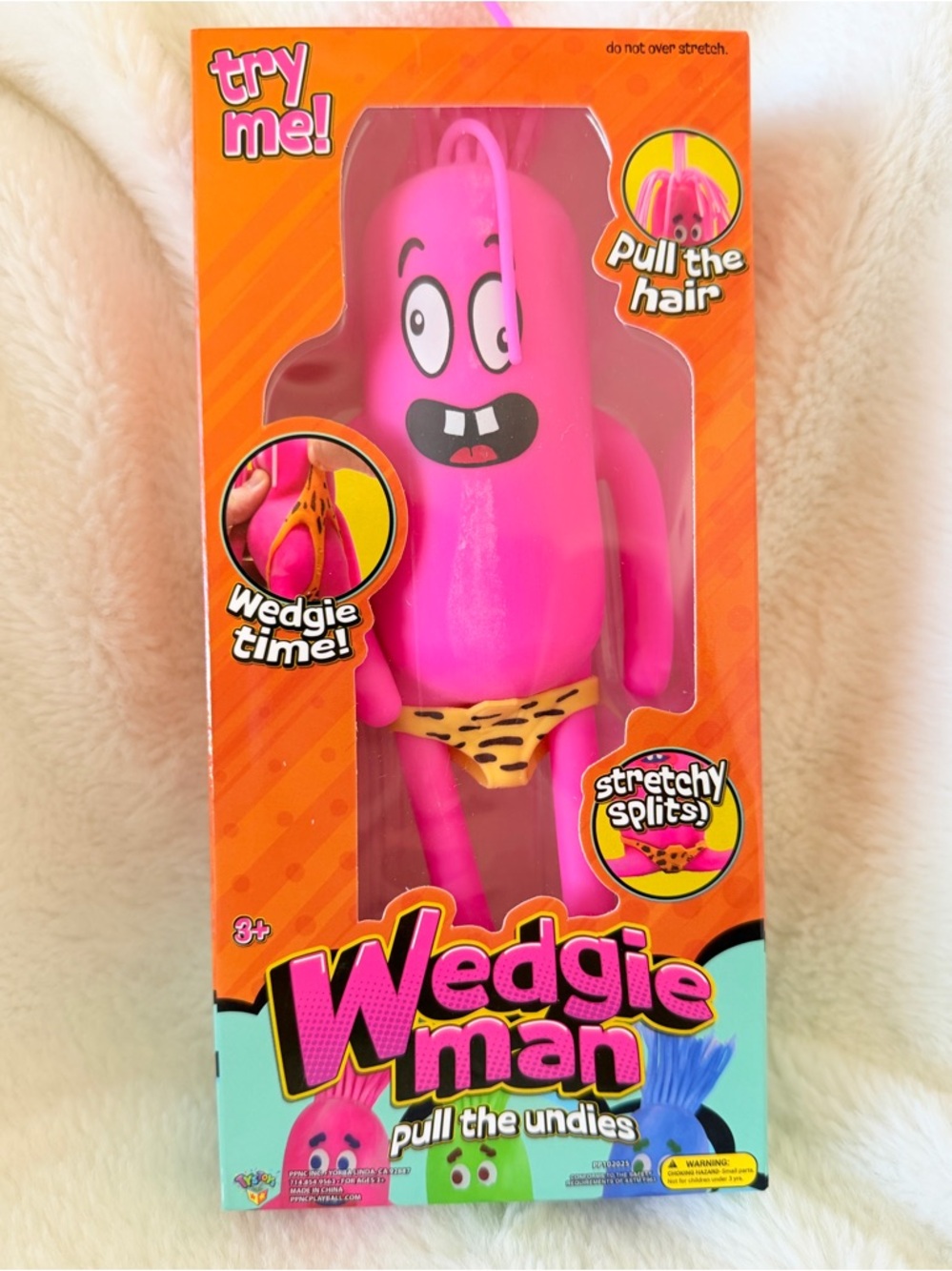 Wedgie Man Stretchy Squishy Fidget Toy - Pink - Viral - TikTok - Five Below